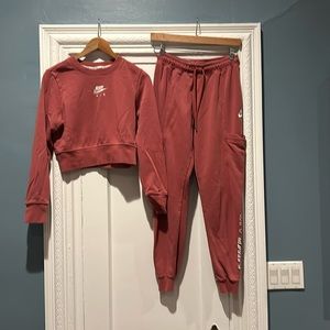 Nike air sweat suit